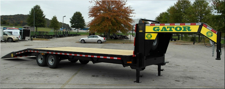 Gooseneck flat bed trailer for sale14k  Holmes County, Ohio